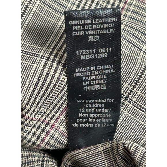 Vintage Fossil 'Lineage' Framed Doctor's Style Leather Bag in Brown - Picture 12 of 14